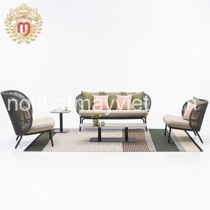 Bàn Ghế Sofa Mây Tre BGSF0013
